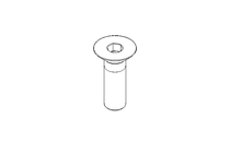 Countersunk head screw M6x20 10.9