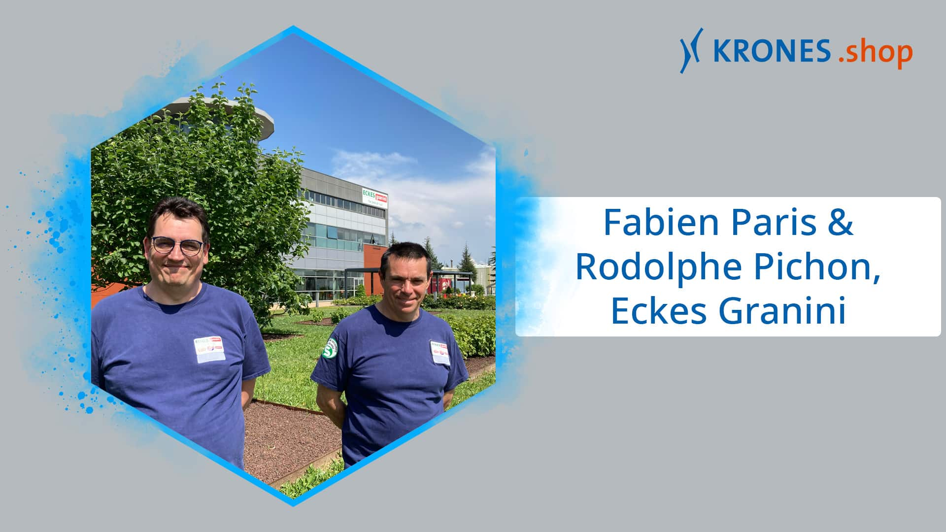 Fabien Paris and Rodolphe Pichon from Eckes Granini