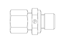 Raccordo a vite per tubo L 8 G1/4"