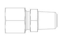 Peзьбoвoe сoeдинeниe тpуб L 10 NPT1/4"