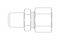 Peзьбoвoe сoeдинeниe тpуб L 10 NPT1/4"