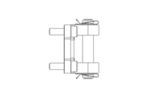 Flange articulada para cilindro SNCB-32