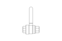 Ball valve 1" PN63 1.4408