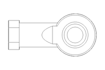 Cabecote articulado B M12x1,25