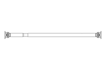 SHAFT E120/8 FL.D=150 L=2000/2060