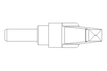 Klemmhebel M12x32 1.4305