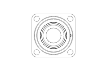 Flange bearing TCJ FA125.8 50/62.7x143