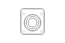 Фланцевый подшипник PCSK 40/43,8x121