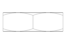 Écrou hexagonal M10x1 A2 DIN439