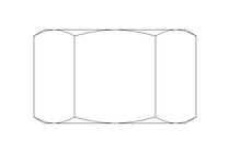 Écrou hexagonal M12x1 A2 DIN934