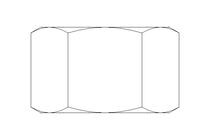 Hexagon nut M12x1 A2 DIN934