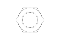 Hexagon nut M20x1,5 St-Zn DIN934