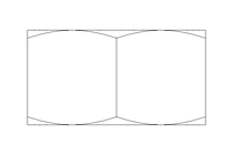 Hexagon nut M20x1.5 St-Zn DIN934