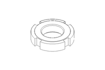 Slotted nut M20x1.5 ST DIN1804