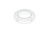 开槽螺母 M35x1,5 St-Zn