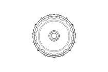 ROLLER   D=80X3/    EL=1040