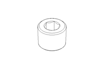 Parafuso de fechamento M10x1 A2 DIN 906