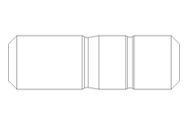 Espárra c/ extremos rosc. M16x35 A2