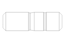 Espárra c/ extremos rosc. M16x35 A2