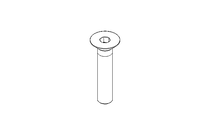 Countersunk head screw M8x40 8.8 DIN7991