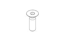 Countersunk head screw M12x40 A2 70