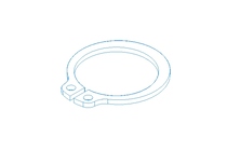 Tear-off ring 16x1 St DIN471