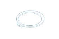 Tear-off ring 40x1.75 St DIN471