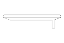 Locking bracket 8.4 A2 DIN432