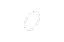 Anello elastico A 14 1.4310 DIN7993