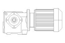 Schneckengetriebemotor 0,25kW 199 1/min