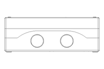 Gehäuse 3-fach 153x80x56 PC