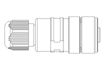 Round connector M12