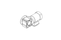 Worm gear motor 0.37kW 228 1/min