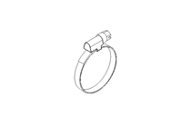 Hose clamp D=35-50 B=5