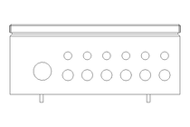 Klemmkasten 220x120x90 Niro