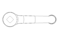 Ручной кривошип R= 80  V=10