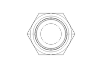 Reducing coupling L 42/35 St-Zn ISO8434