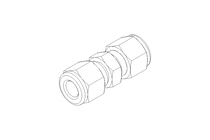 Pipe screw connector 8/8 Niro