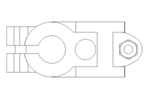 Clip di fissaggio D=20-30 B=40