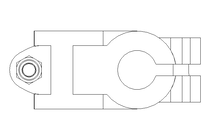 Clip di fissaggio D=20-30 B=40