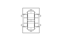 Knife gate valve DN80 PN10 pneumatic