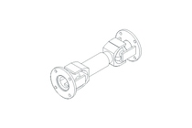 Universal joint shaft D=90 L1=250 L2=290