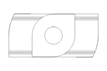 Tuerca con cabeza de martillo T M4 / 8