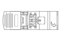 РОЗЕТКА  D45 C6/S 1xRJ45