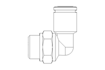 L SCREW CONNECTION QSL-F-G1/4-8-K-SA