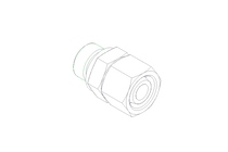 Raccordo a vite L 15 G1/2" St DIN3865