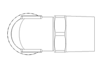 Conexão em L roscada QSLS-R1/4-10-K-SA