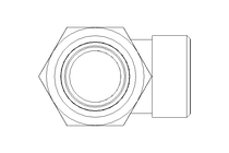 Ligação roscada em L L 22/22 AC ISO8434