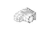 Flat gear servo motor 25 Nm