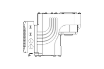 Flat gear servo motor 400 Nm